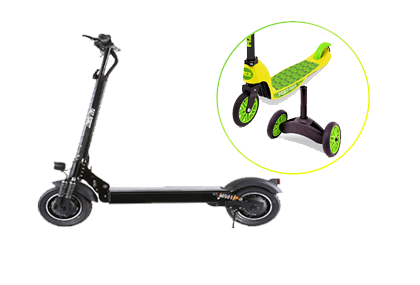 Scooter electrica para niños